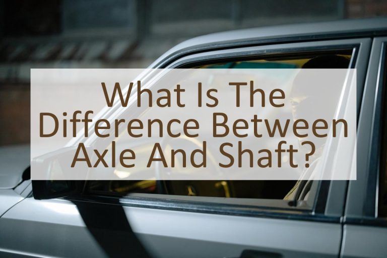 Difference Between Axle And Axel