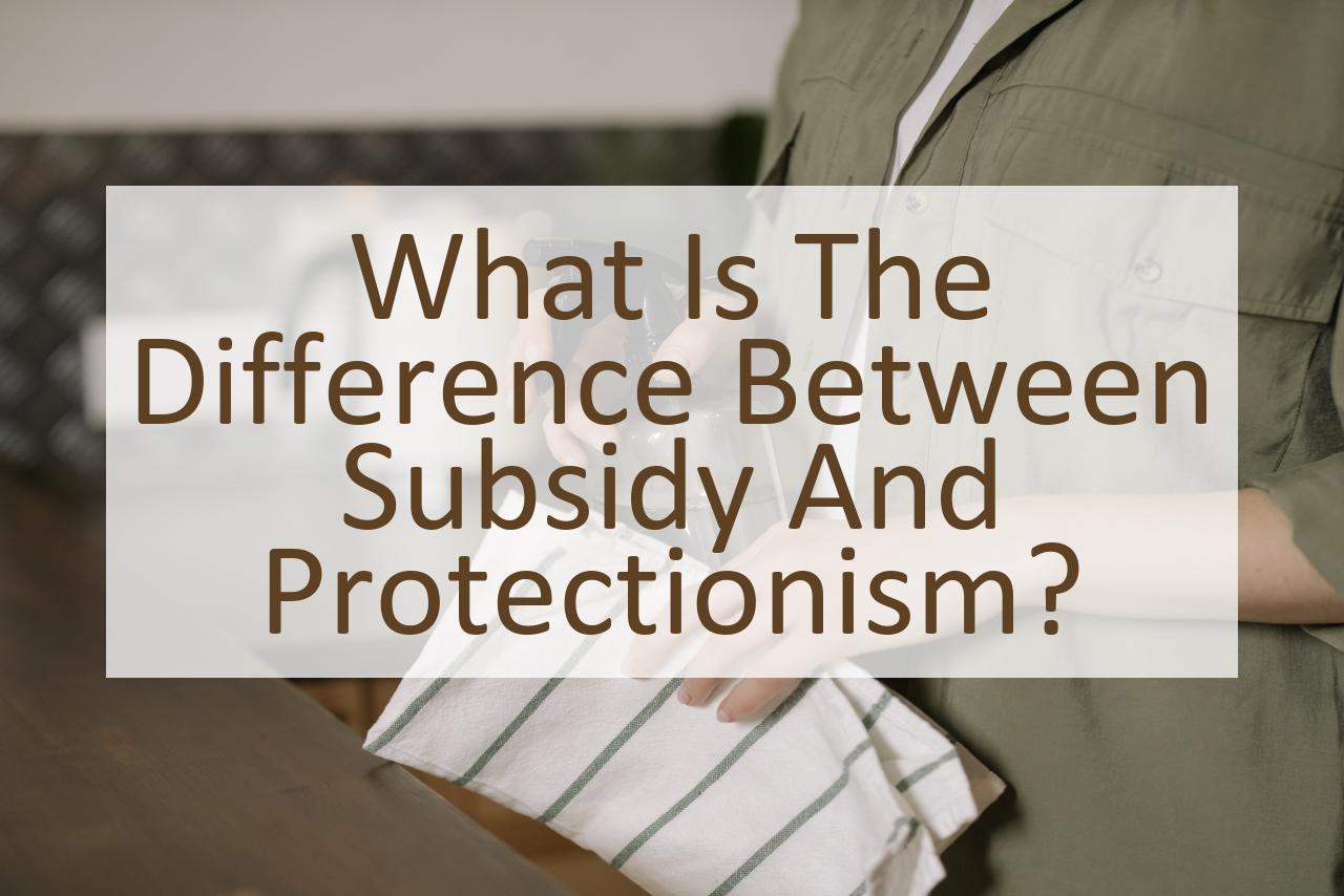 what-is-the-difference-between-subsidy-and-protectionism-similar